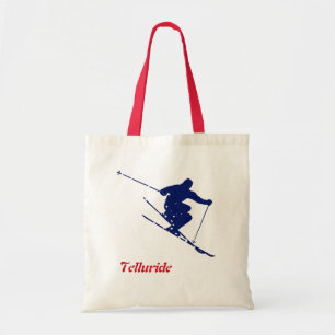 Telluride Skier Tote Bag