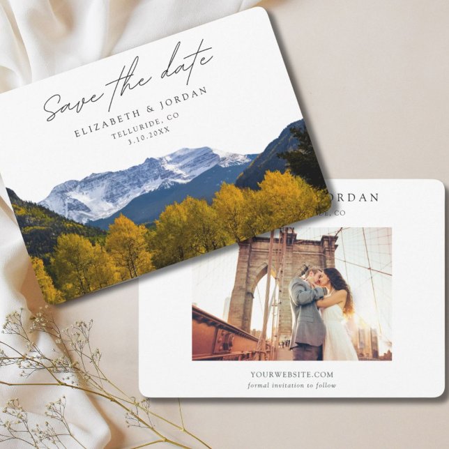 Telluride Wedding Colorado Save the Date  Invitation (Telluride Wedding Colorado Save the Date Invitation
)
