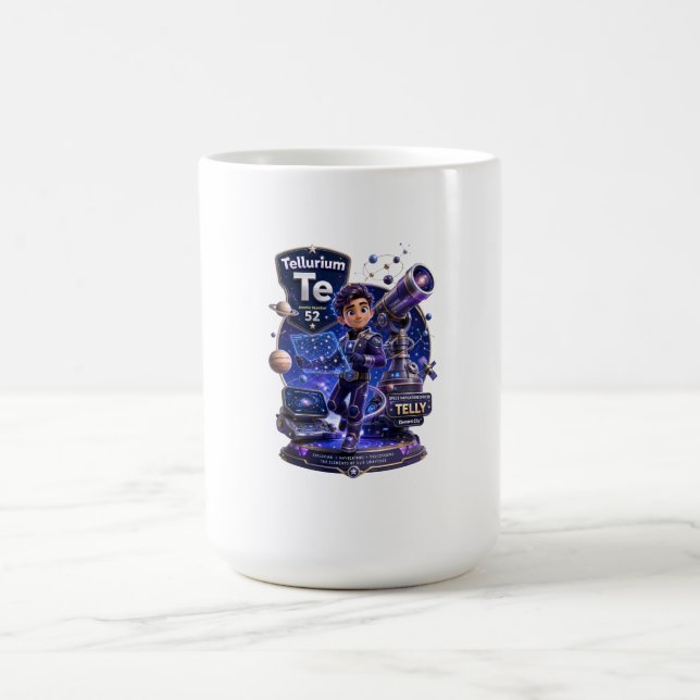 Tellurium character from the ATOMIVRA™  Coffee Mug (Center)