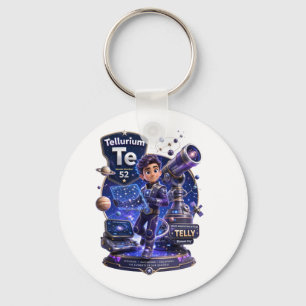 Tellurium character from the ATOMIVRA™ Key Ring