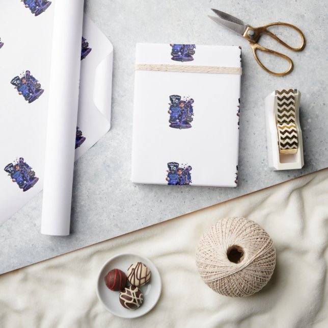  Tellurium character from the ATOMIVRA™  Wrapping Paper (Crafts)