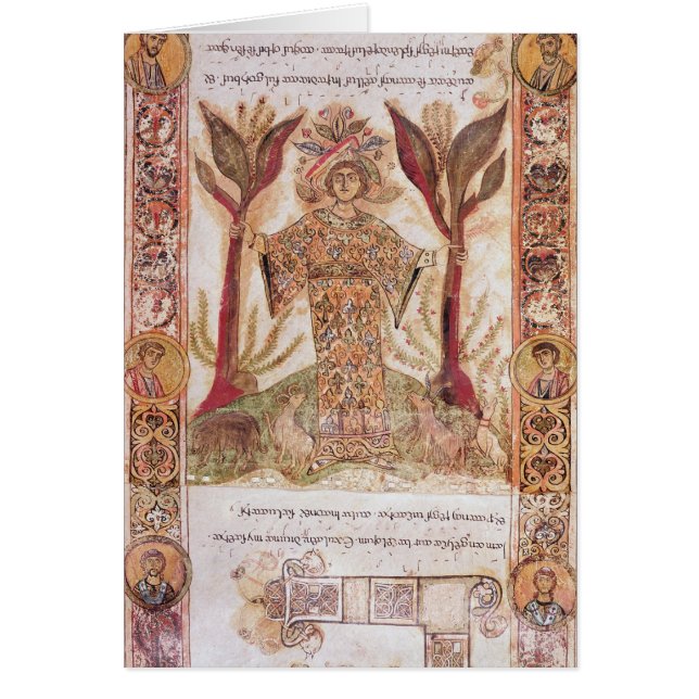 Tellus, from Exultet I, c.1030 (Front)