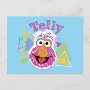 Telly Monster Fun Graphic Postcard