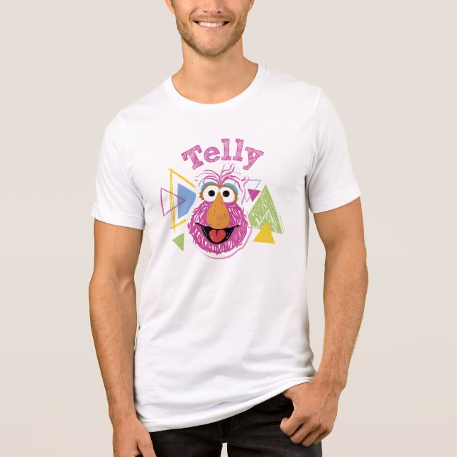 Telly Monster Fun Graphic Tri-Blend Shirt (Front)