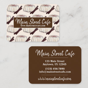 Tembleque Puerto Rican New Year Coconut Pudding Business Card