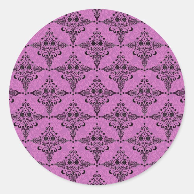 temp classic round sticker (Front)