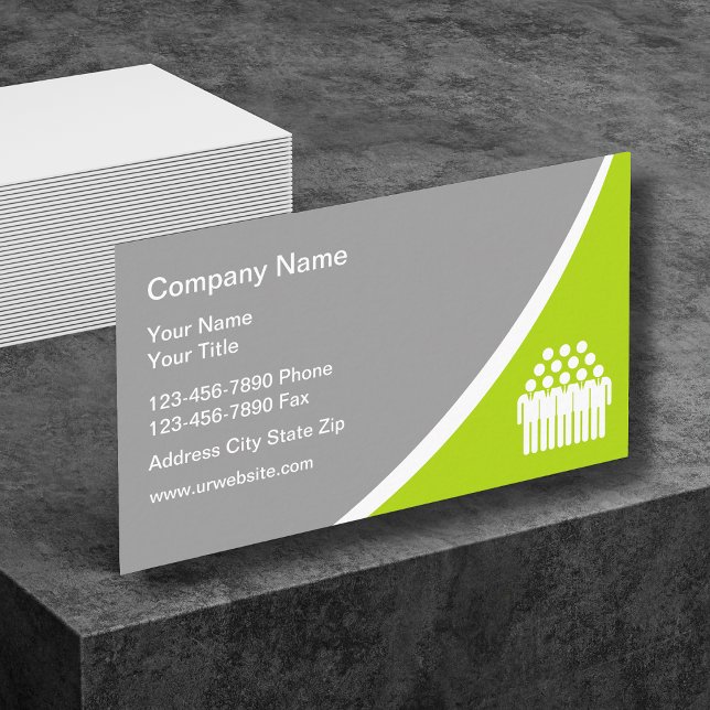 Temp Staffing Agency Business Cards (Creator Uploaded)