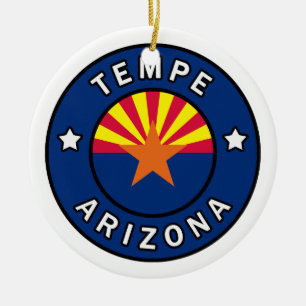 Tempe Arizona Ceramic Tree Decoration