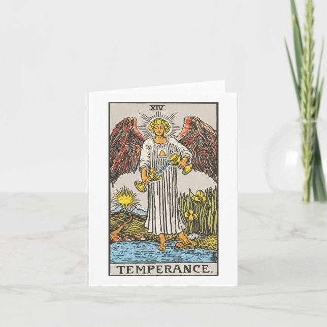 Temperance - Rider Waite Smith tarot Card (Front)