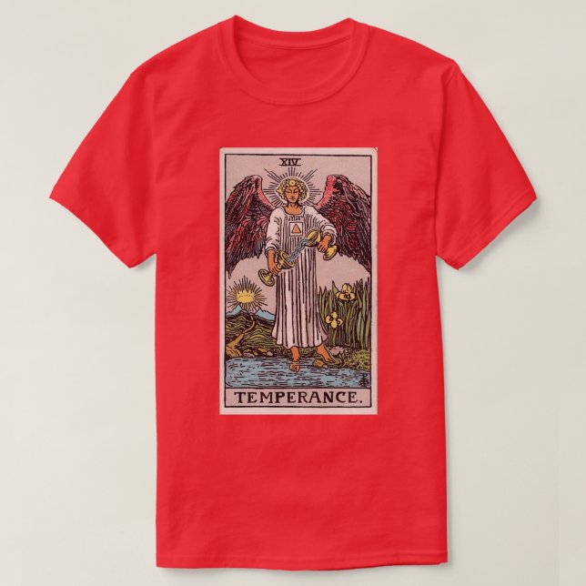 Temperance Tarot 1 T-Shirt (Design Front)
