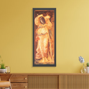 Temperantia by Sir Edward Coley Burne-Jones Canvas Print