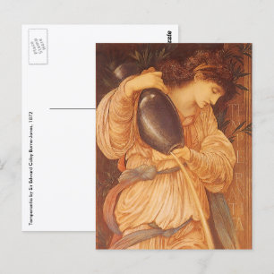 Temperantia by Sir Edward Coley Burne-Jones Postcard