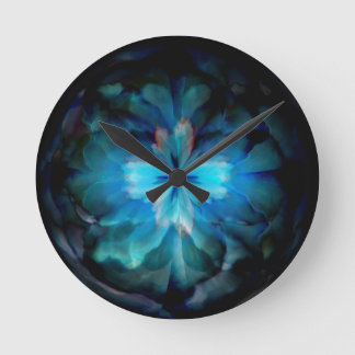 Tempest (Blue) Round Clock