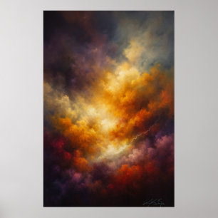 Tempest Lumina Abstract Poster