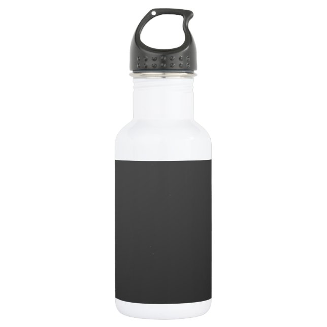 Templante DIY Blank Add Text in WHITE add photo 532 Ml Water Bottle (Front)