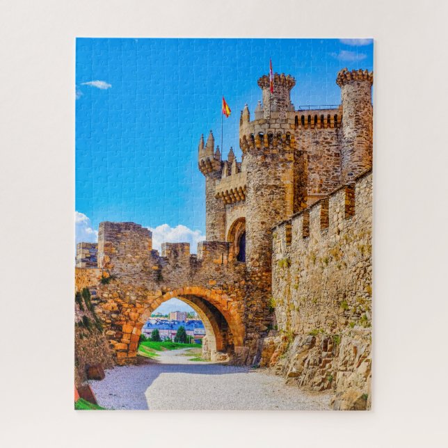 Templar castle jigsaw puzzle (Vertical)