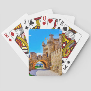Templar castle playing cards
