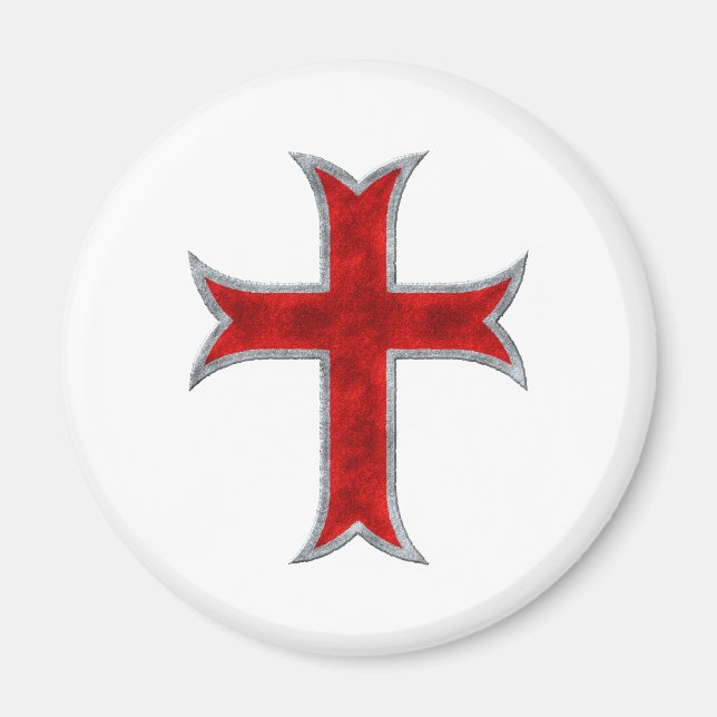 Templar Cross Magnet (Front)