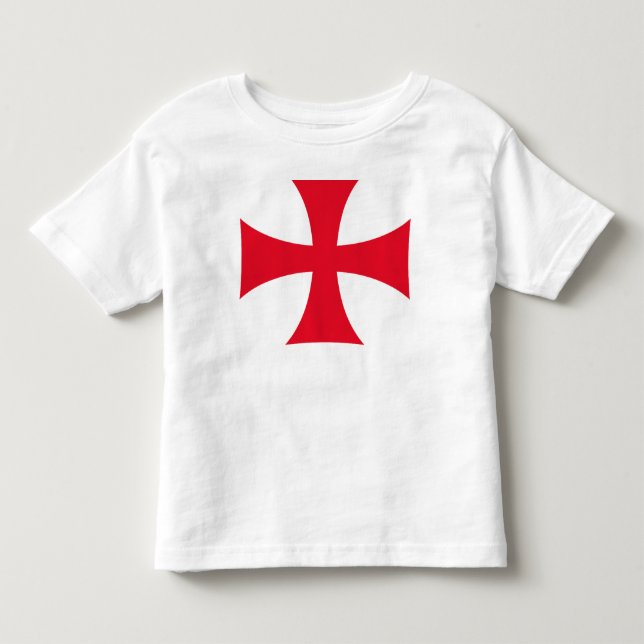 Templar Cross Toddler Tee Shirt (Front)