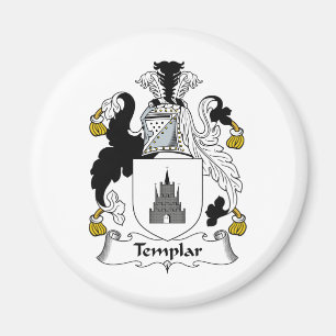 Templar Family Crest Magnet