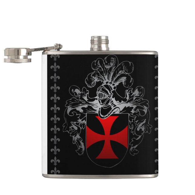 Templar Hip Flask (Opened)