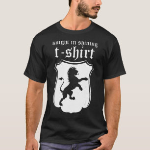 Templar Knight Mediaeval Fantasy Knight In Shini T-Shirt