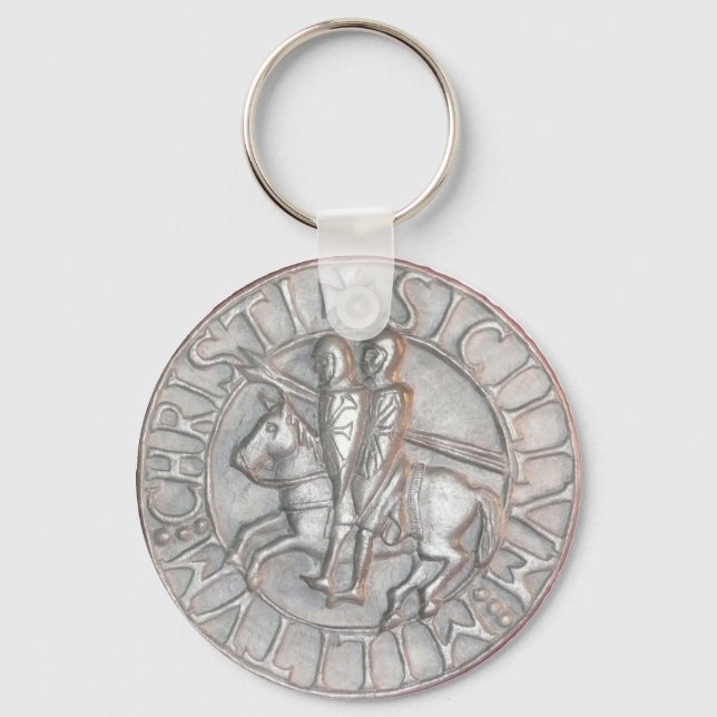 TEMPLAR KNIGHTS EMBLEM KEY RING (Front)