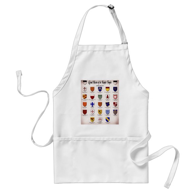 Templar Master Heraldry Standard Apron (Front)