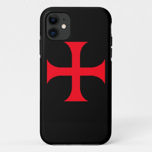 Templar red cross Case-Mate iPhone case
