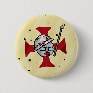 Templarball 6 Cm Round Badge