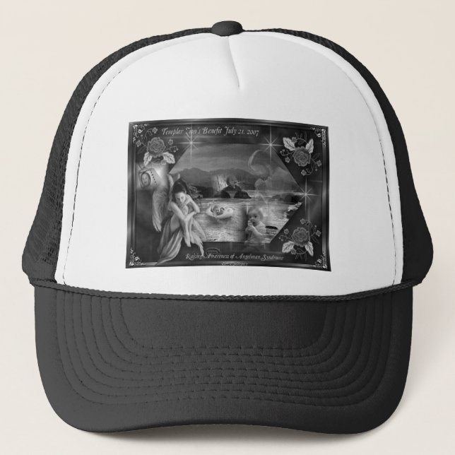 Templar's Awareness Hat B&W (Front)