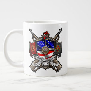 Templars USA Jumbo 20oz Large Coffee Mug