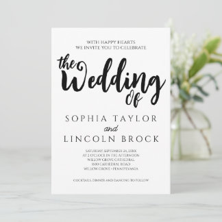Template 4 Wedding Invitation