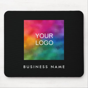 Template Add Upload Your Business Logo Image Text Mouse Pad