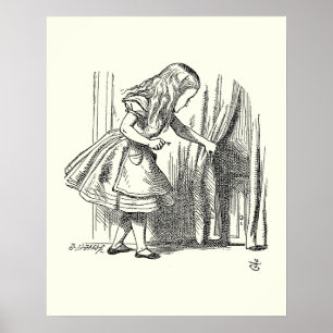 Template Alice Looking for the Door Poster