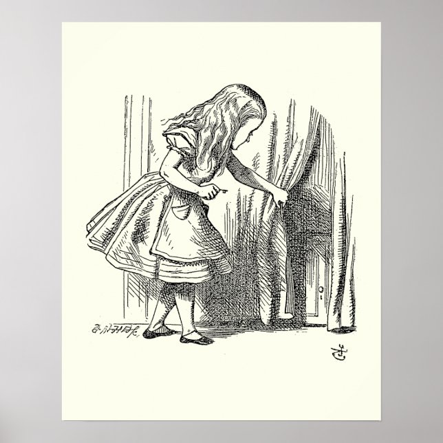 Template Alice Looking for the Door Poster (Front)