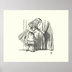 Template Alice Looking for the Door Poster