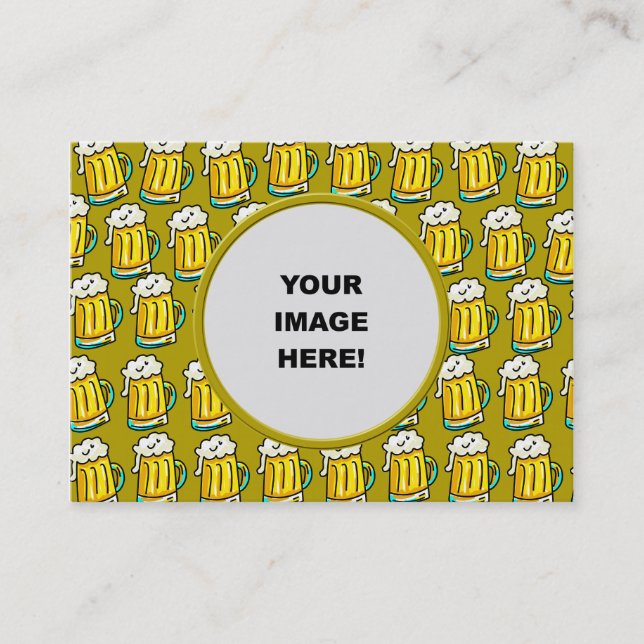 Template, Beer Border Business Card (Front)