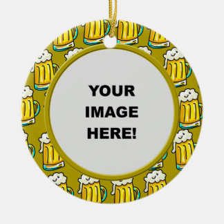 Template, Beer Border Ceramic Tree Decoration