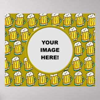 Template, Beer Border Poster