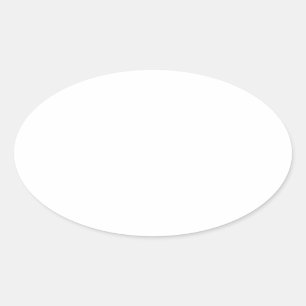Template BLANK add Text Image Colour DIY Gift quot Oval Sticker
