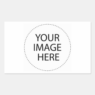 Template Blank   Add your image text or buy BLANK Rectangular Sticker