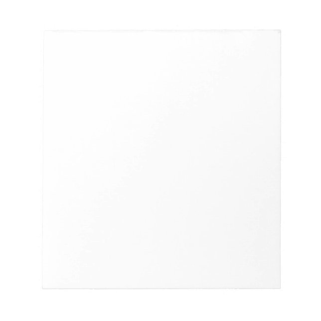 TEMPLATE Blank DIY easy customise add TEXT PHOTO Notepad (Front)