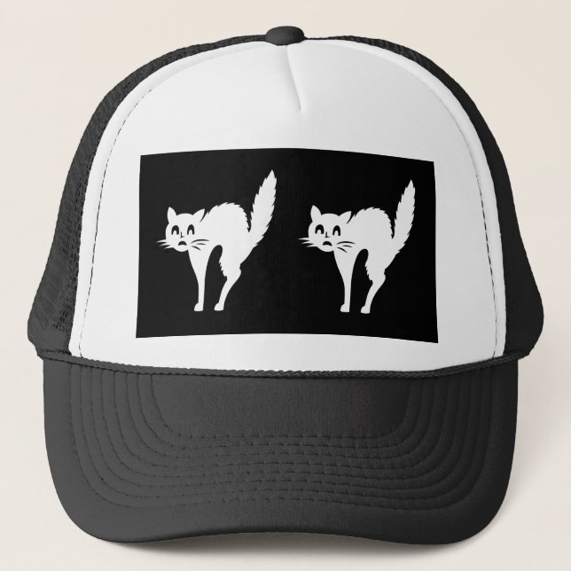 TEMPLATE Blank DIY easy customise add TEXT PHOTO Trucker Hat (Front)