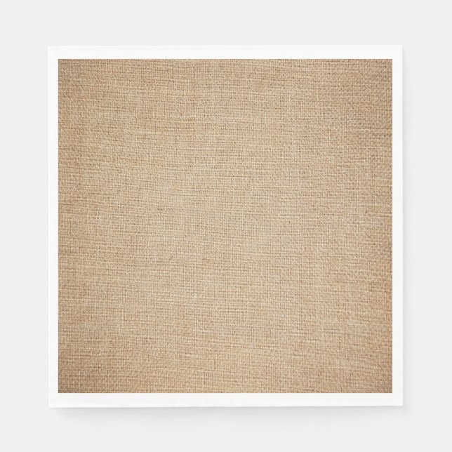 Template - Burlap Background Napkin (Front)