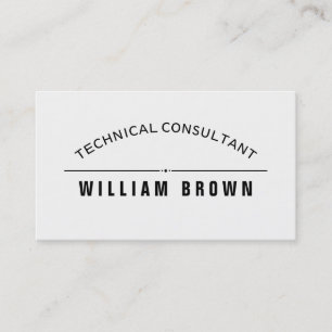 Template Business Card Customise Simple Typography