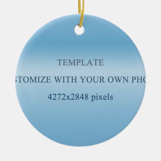 template ceramic tree decoration (Front)