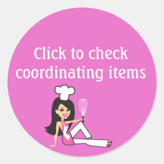 Template Classic Round Sticker