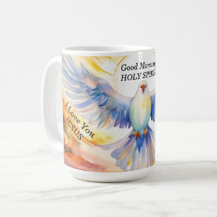 Template Coffee Mug Good Morning Holy Spirit