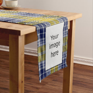 Template - Crest + Tartan Short Table Runner